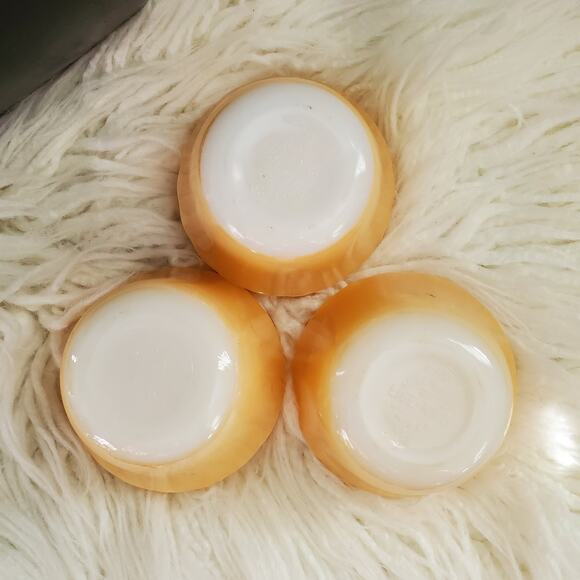 Fire King 424 Peach Luster Custard Dessert Cup Set 6ozFire - Picture 3 of 6